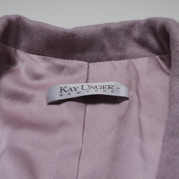 Kay Unger New York Vintage Wool Blazer Dusty Pink - Picture 4 of 4